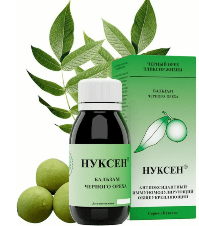 Антиоксидантный Бальзам Из Плодов Черного Ореха Нуксен.